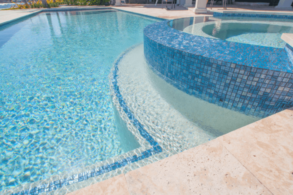 pool resurfacing with pebble tec