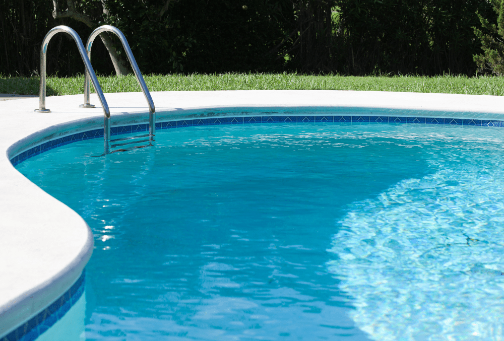 swimming pool filled with water